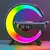 Carregador multifuncional sem fio suporte almofada luz rgb despertador alto-fala - comprar online