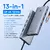 Baseus usb c hub tipo c para hdmi usb hub adaptador 13-em-1 dp 4k 60hz 120hz rj4
