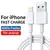 Cabo de Carregamento Rápido USB para Apple, PD 3.0, Carregador de Relâmpago pa - loja online