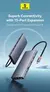 Baseus usb c hub tipo c para hdmi usb hub adaptador 13-em-1 dp 4k 60hz 120hz rj4 - comprar online