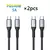 Ugourd pd240w cabo de carga ultra rápido tipo usb c 100w tipo c cabo carregador - comprar online