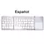 Russo/espanhol/inglês b033 mini teclado dobrável, carregador de teclado sem fi - RochaShop