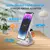 Carregador sem fio magnético Qi2 3 em 1 15W para iPhone 16 15 14 13 Carregament