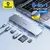 Baseus duplo USB-C hub para hdmi compatível 4k 30hz para Thunderbolt 3/4 40gbps - RochaShop