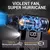 Ventilador super violento 800000rpm, sem escova, turbo jet, espanador de ar elé - comprar online