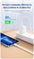 Cabo de Carregamento Rápido USB para Apple, PD 3.0, Carregador de Relâmpago pa