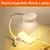 Dobrável mini clipe livro lâmpada usb recarregável led night light 3 modos de - RochaShop