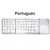 Russo/espanhol/inglês b033 mini teclado dobrável, carregador de teclado sem fi - RochaShop