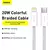 Baseus cabo usb c para iphone 14 13 12 11 pro max xs plus 20w cabo de carregamen - loja online