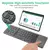 Russo/espanhol/inglês b033 mini teclado dobrável, carregador de teclado sem fi - loja online