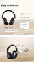 Baseus bowie h1s fones de ouvido sem fio bluetooth 5.4 cancelamento de ruído 46