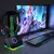 Suporte para fone de ouvido para jogos RGB, porta USB dupla, suporte para fone d na internet