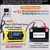 Carregador de bateria de carro 6a 12v, dispositivo de carregamento de bateria de - RochaShop