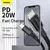 Baseus 20w pd usb tipo c cabo para iphone 14 13 12 pro max carregador de carrega - comprar online
