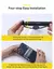Baseus capa de telefone à prova d&#39;água sob 7,2 polegadas para iphone 12 pr