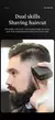Original fang brun m1900 barbeador elétrico para homens aparelho de barba barbe na internet