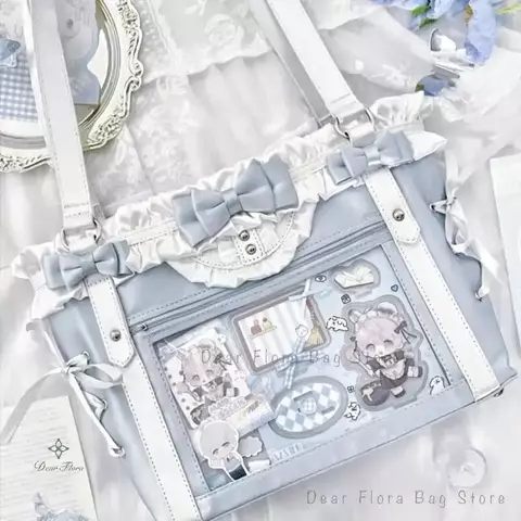 Bolsa de Ombro Transparente Lolita