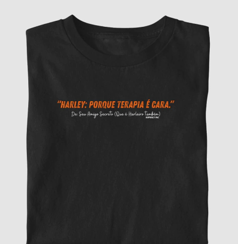 CAMISETA TERAPIA É CARA