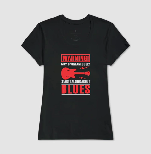 Camiseta Warning Blues - comprar online