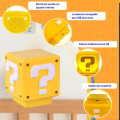Mario Bros lampara noche con sonido - comprar online