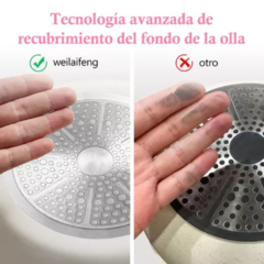 Imagen de Bateria de Cocina 12 Piezas Antiadherente Mango Desmontable