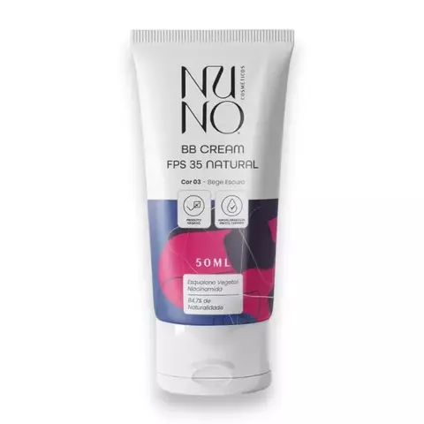 BB Cream Natural com FPS 35 – Cor 03 Bege Escuro | 50ml