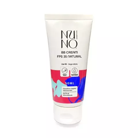 BB Cream Natural com FPS 35 – Cor 02 Bege Médio | 50ml