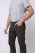 383 - Calça masculina contemporânea color c/elast (slim) na internet