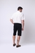 717 - Bermuda masculina contemporânea color c/elast (slim) - Flex Jeans