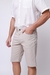 717 - Bermuda masculina contemporânea color c/elast (slim)