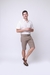 717 - Bermuda masculina contemporânea color c/elast (slim) - Flex Jeans