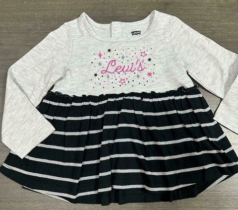 Vestido manga larga con brillos Levi's