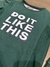 Remera manga larga Verde de Niño en internet