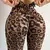 Calça Legging Cintura Alta com Estampa de Borboleta e Laço Bowknot. - comprar online