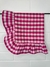 Guardanapo com Babados Xadrez Rosa Pink - comprar online