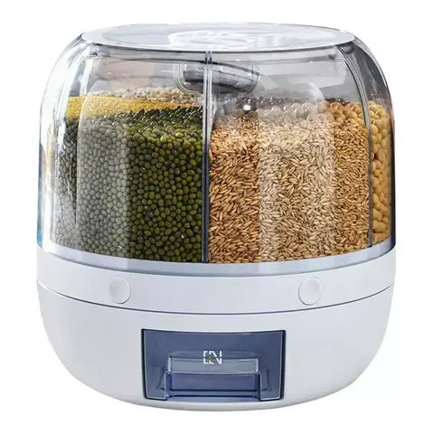 Pote Dispensador de Grãos Giratório para Alimentos. - comprar online