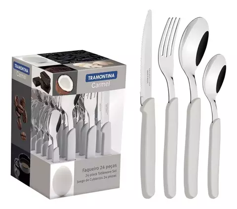 JUEGO CUBIERTOS CARMEL MARFIL - comprar online