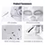Máscara facial recarregável com Led - Kento