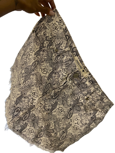 Saia estampada Rosa Chá