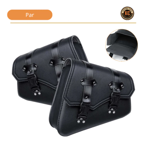Bolsa de Selim / Alforje Lateral para Motocicleta - KC Custom Parts | Capas de banco para motos Premium