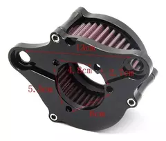 Filtro de Ar Esportivo para Harley-Davidson Sportster XL883 e XL1200 Iron - KC Custom Parts | Capas de banco para motos Premium