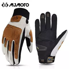 Luvas de couro vintage para motocicleta - KC Custom Parts | Capas de banco para motos Premium