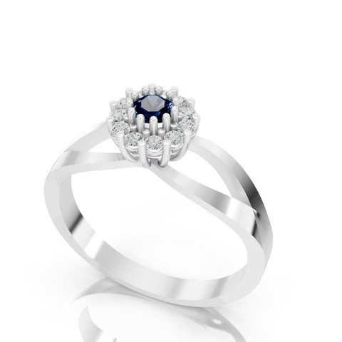 Anél de Formatura Feminino em Prata FP-021 - comprar online