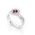 Anél de Formatura Feminino em Prata FP-029 - comprar online