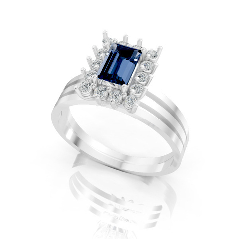 Anél de Formatura Feminino em Prata FP-047 - comprar online