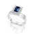 Anél de Formatura Feminino em Prata FP-047 - comprar online