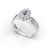 Anél de Formatura Feminino em Prata FP-054 - comprar online