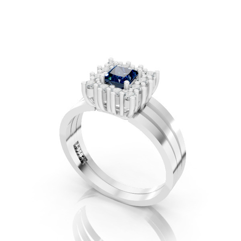 Anél de Formatura Feminino em Prata FP-058 - comprar online