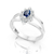 Anél de Formatura Feminino em Prata FP-097 - comprar online