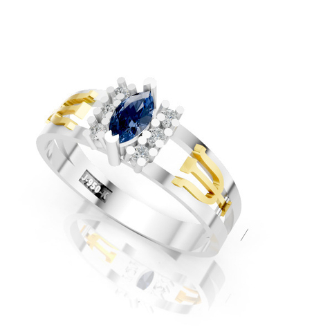 Anél de Formatura Feminino em Prata FP-101 - comprar online